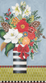 Kelly Clark Needlepoint - Christmas/Winter Floral